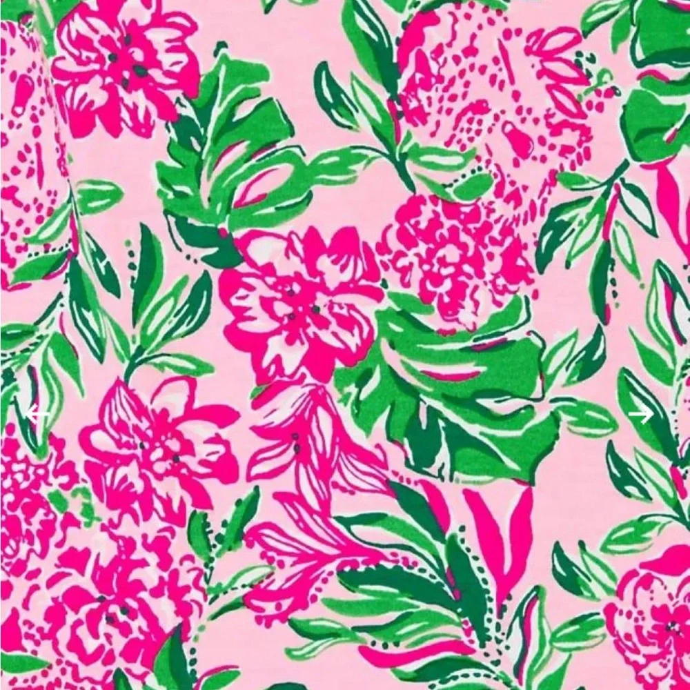 Lilly Pulitzer Pink and Green Floral Dress NWT size M - Picture 5 of 8